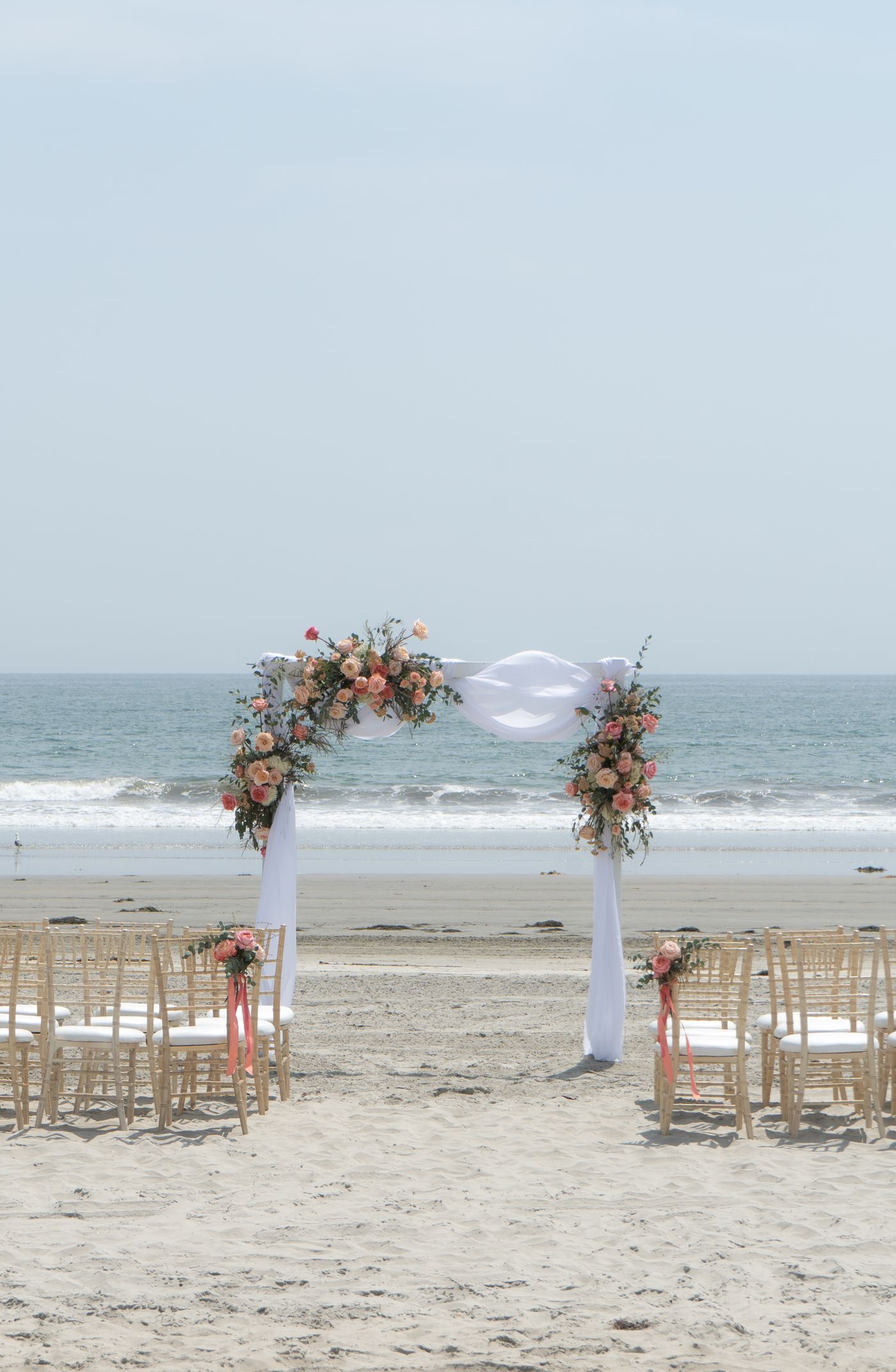 Chairs facing the water